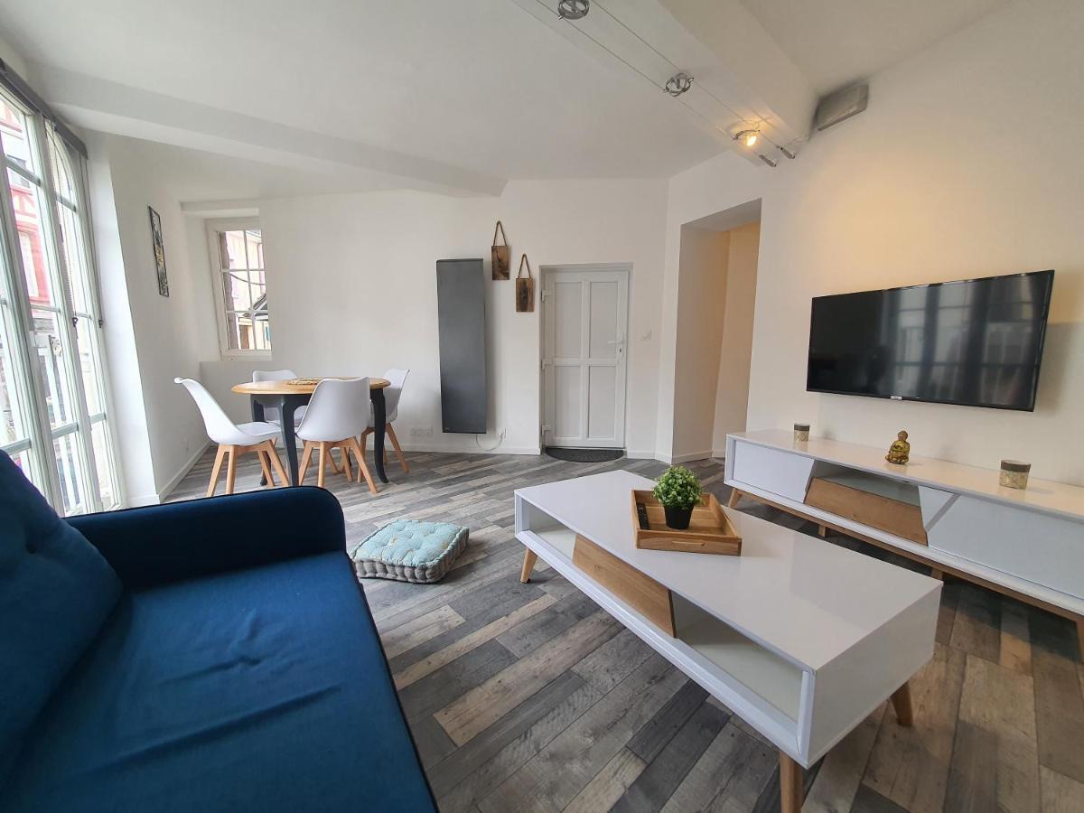 Appartement Meuble, Bord De Seine Duclair Kültér fotó